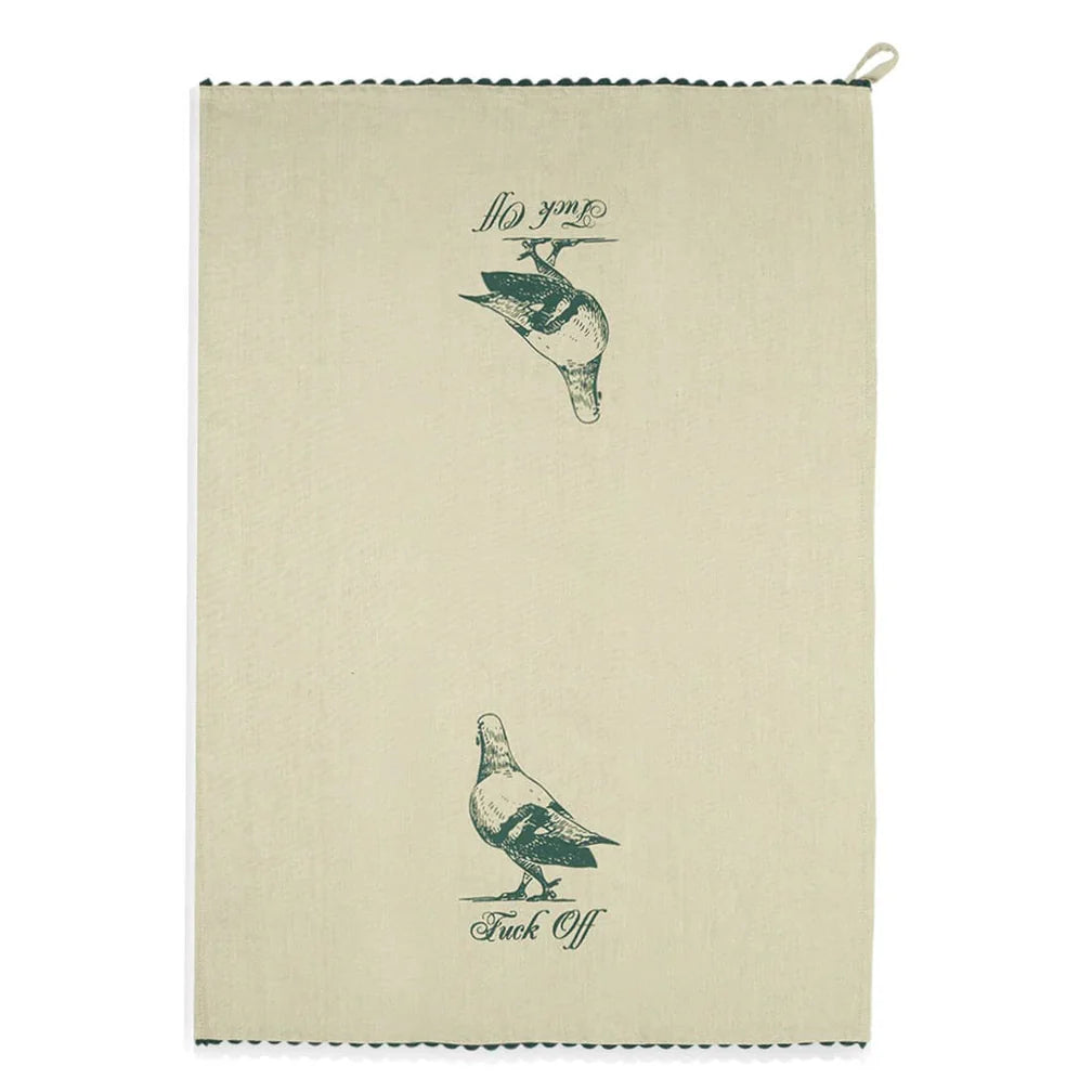 Pleasantries - Fuck Off Tea Towel