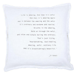 Life Is Amazing Sofa Pillow