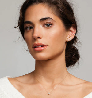 Bead Party Diamond 3s Company Necklace (3 Diamond Beads)