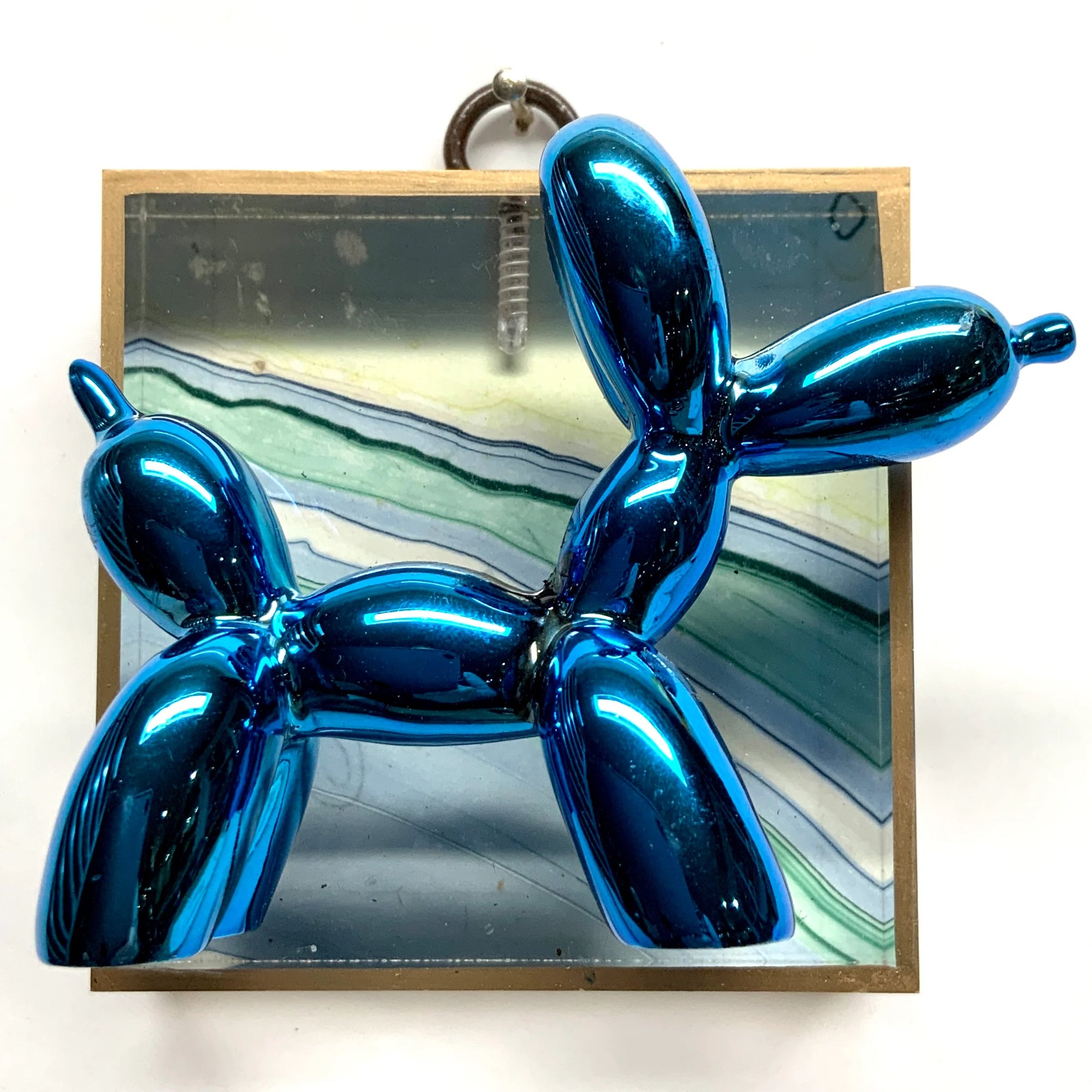 Blue Acrylic Balloon Dog Museum Bee