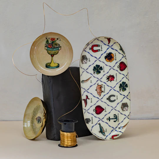 Porte Bonheur Enamel Tray
