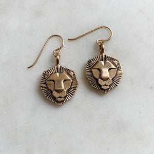 Lion Earrings