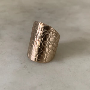 Alligator Skin Ring