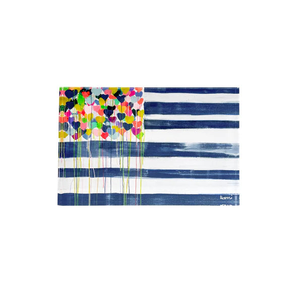 United States of Love Flag Block of Love