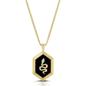 Black Onyx Guardian Necklace