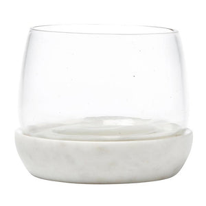 Small Marble and Glass Bowl