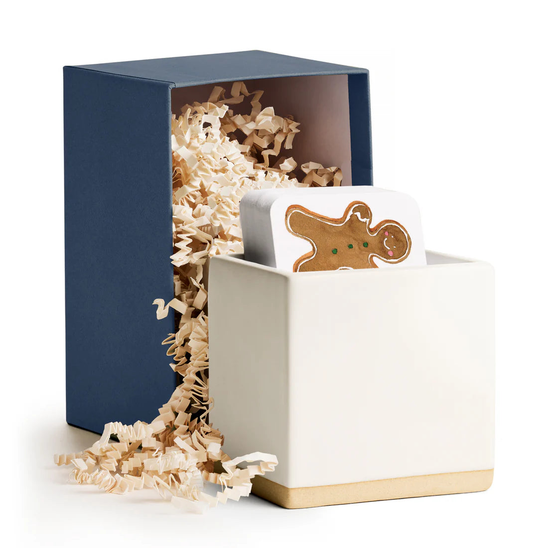 White Little Notes Ceramic Holder
