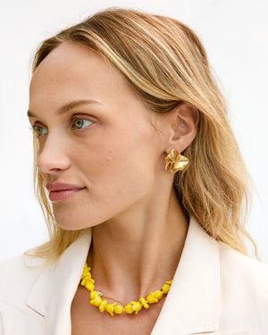 Yellow Le Jardin Collar Necklace