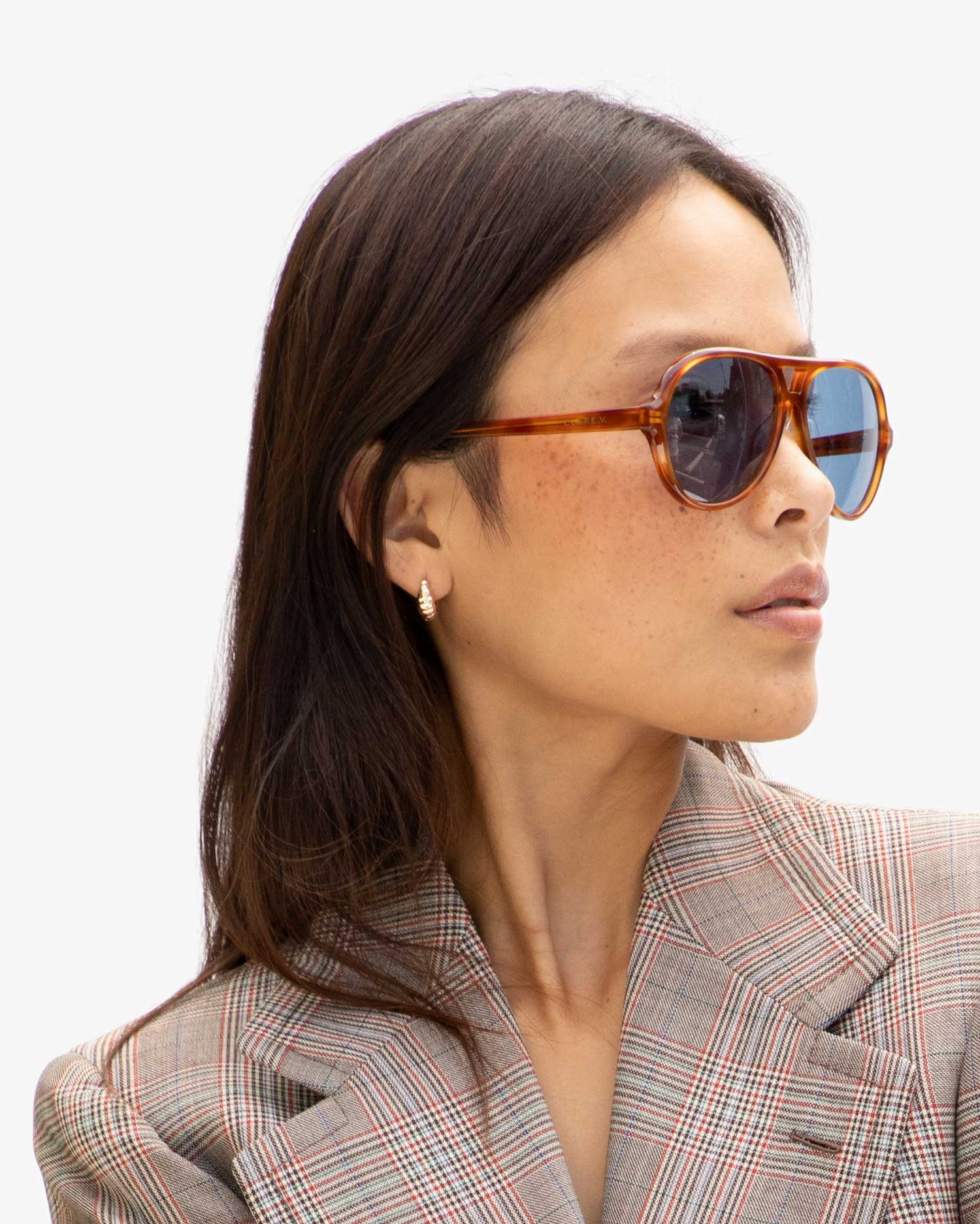 Lizzie Sunglasses in Havana Tortoise