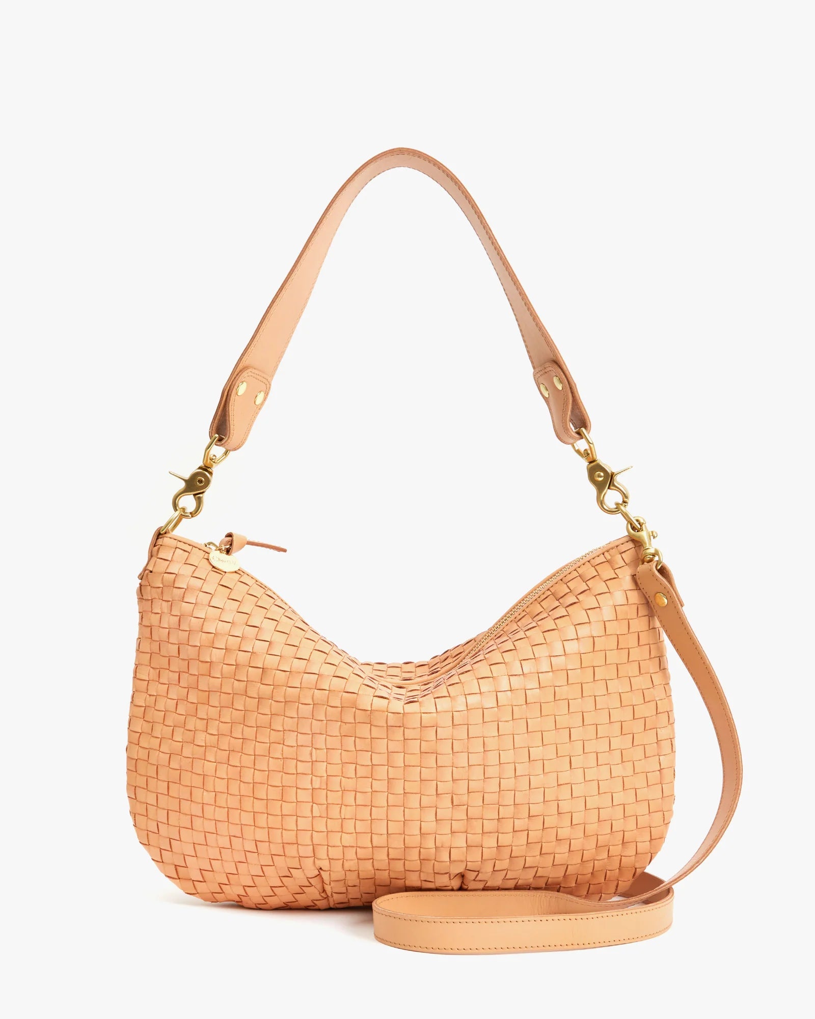Woven Moyen Messenger in Bisque
