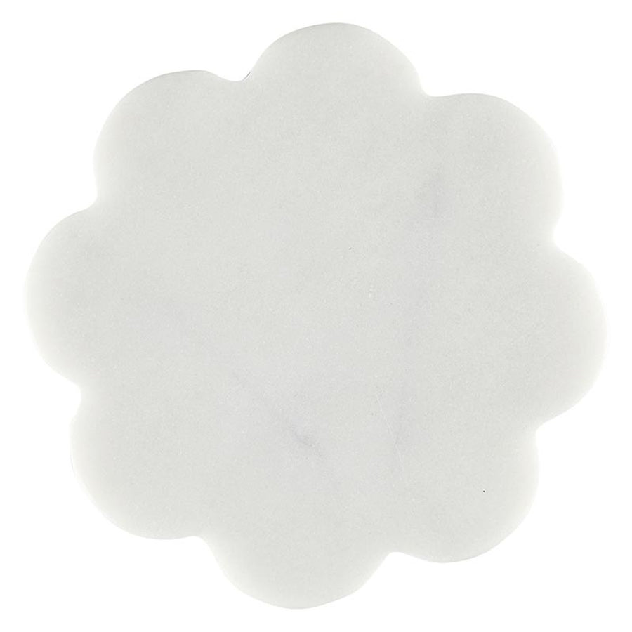 Marble Scalloped Coasters