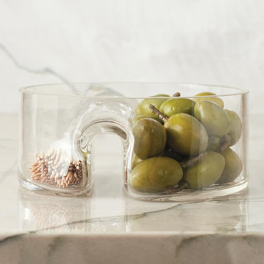 Glass Olive Bowl