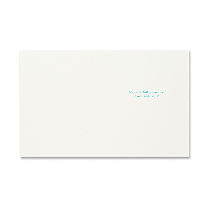 Hello to a New Adventure Baby Card
