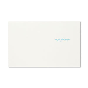Hello to a New Adventure Baby Card