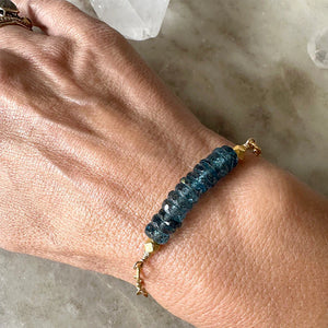 Tajia Blue Quartz Bracelet