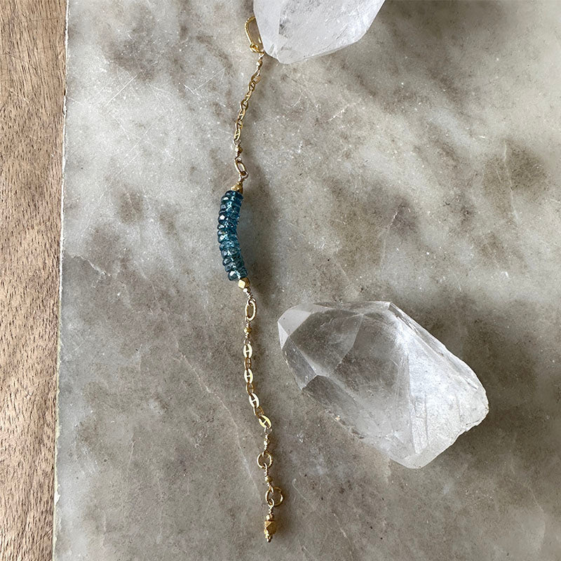 Tajia Blue Quartz Bracelet