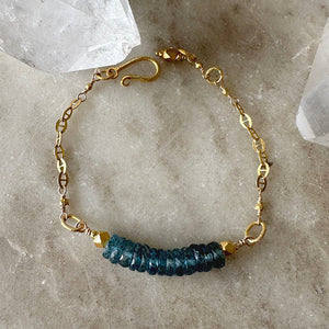 Tajia Blue Quartz Bracelet