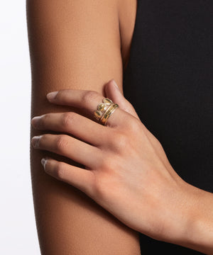 Hammered Stacking Rings