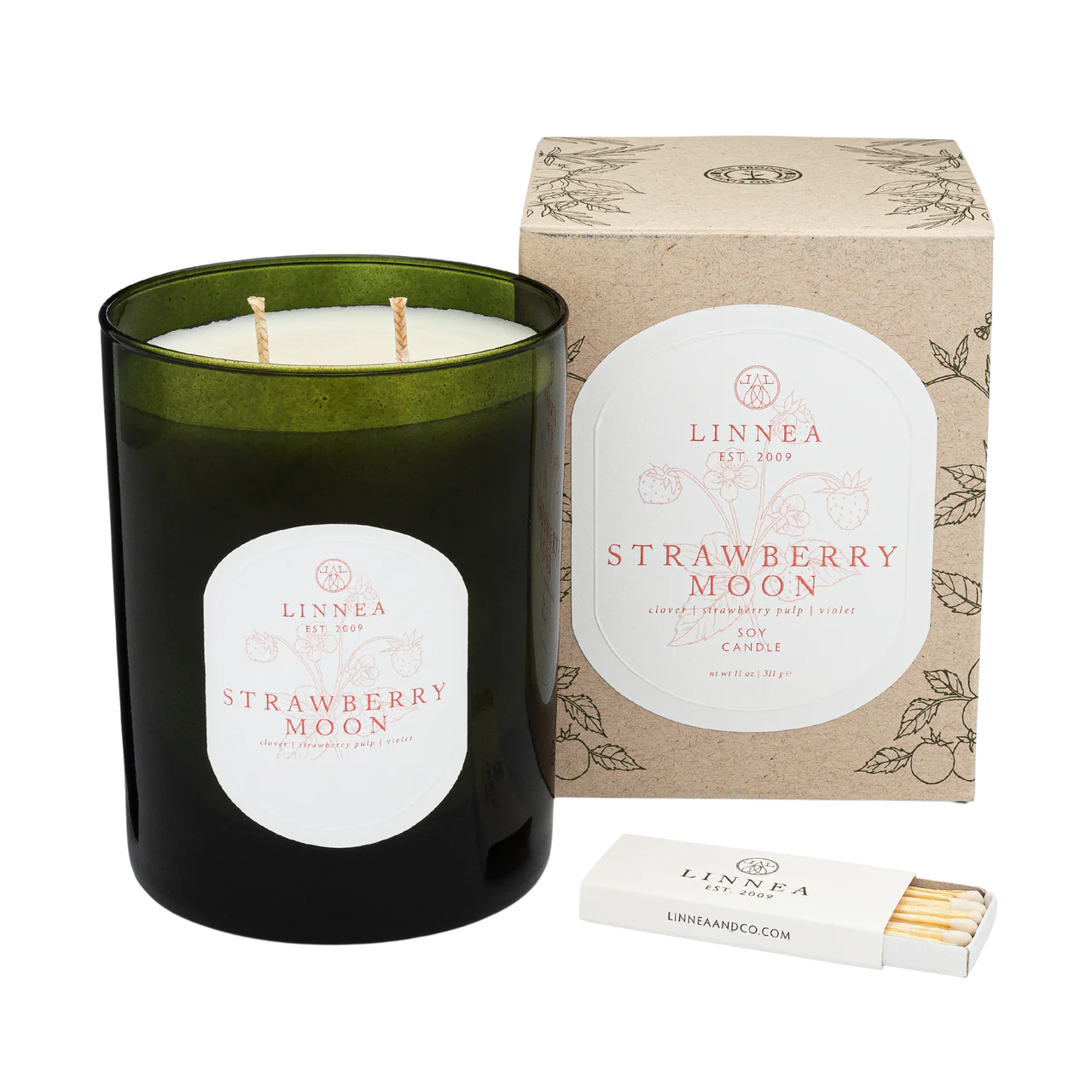 Strawberry Moon Candle