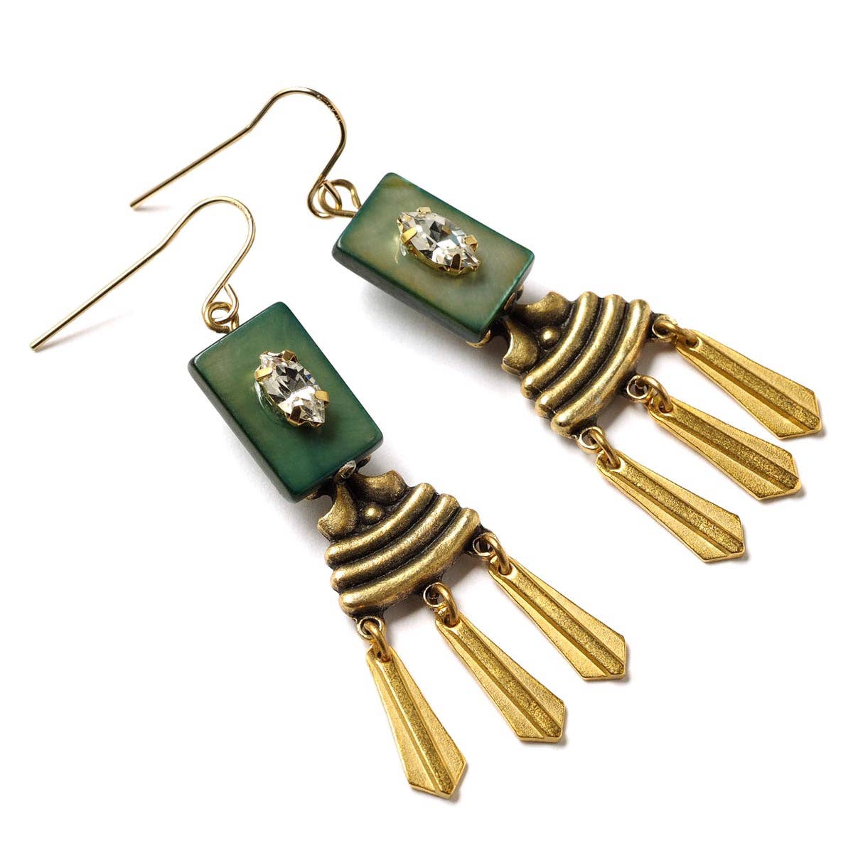 A Touch Of Geometry Earrings - Box Turtle