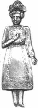 Vintage Italian Exvoto - Small Woman