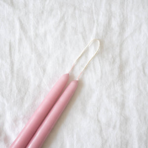 Blush Taper Candles