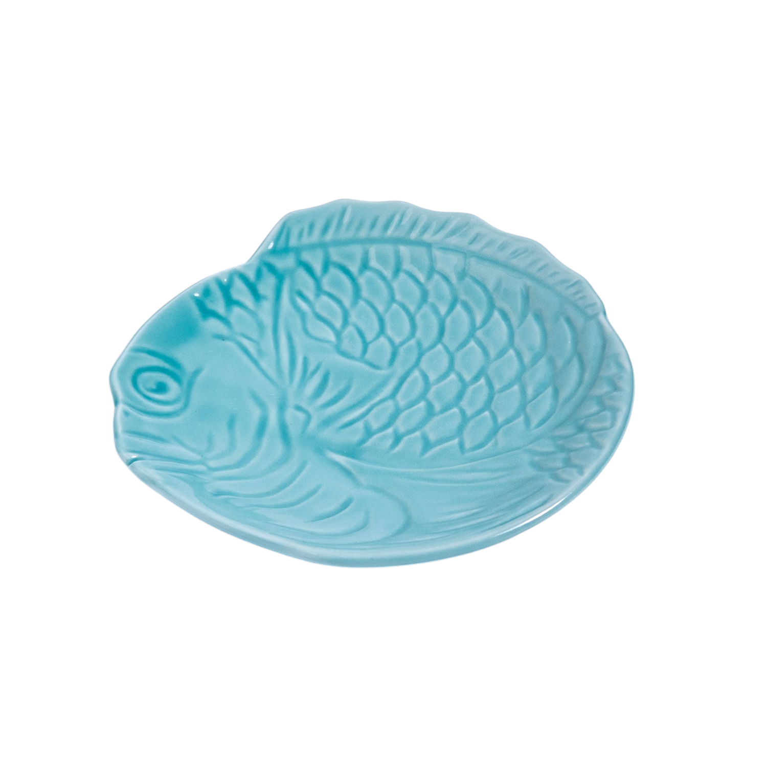 Meisen Pottery Tai Sea Bream Shaped Porcelain Plate