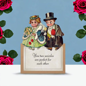 Macabre Wedding Engagement Card