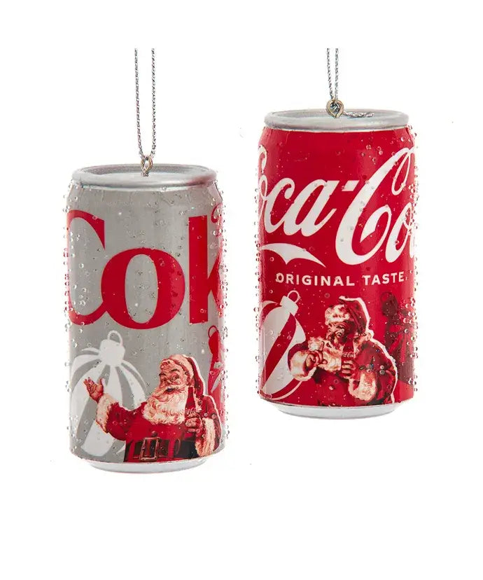 Santa Coke/Diet Coke Can Ornaments