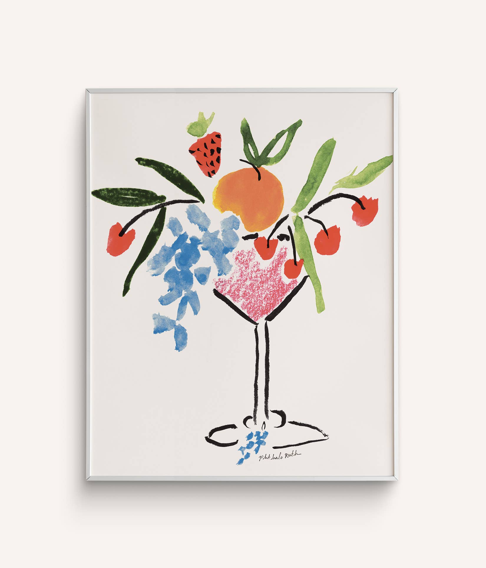 Abundance Martini Art Print - Box Turtle