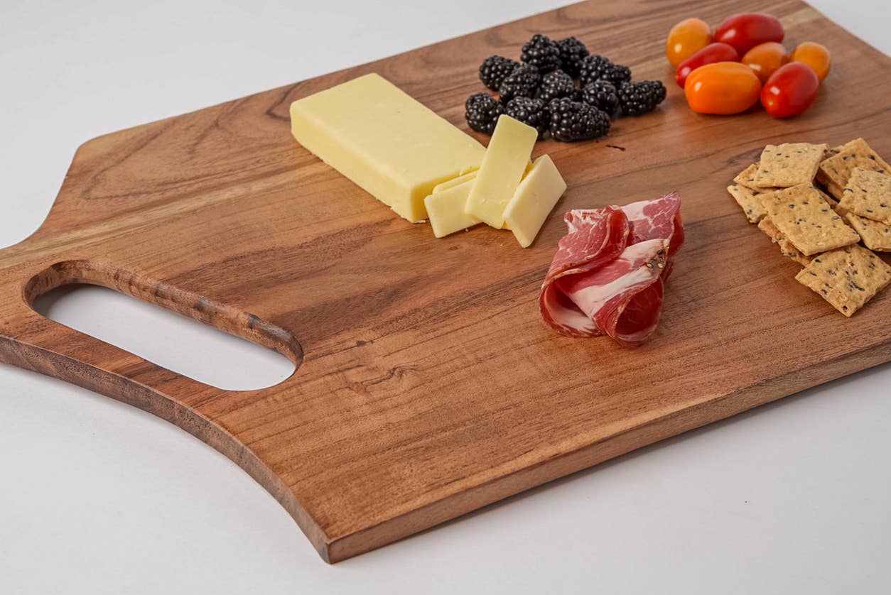 Acacia Wood Rectangle Serving Board - Box Turtle