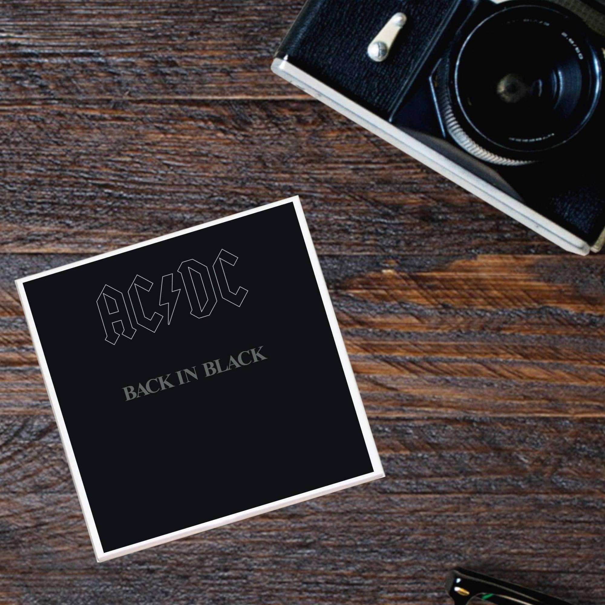 ACDC Back in Black Coaster - Box Turtle