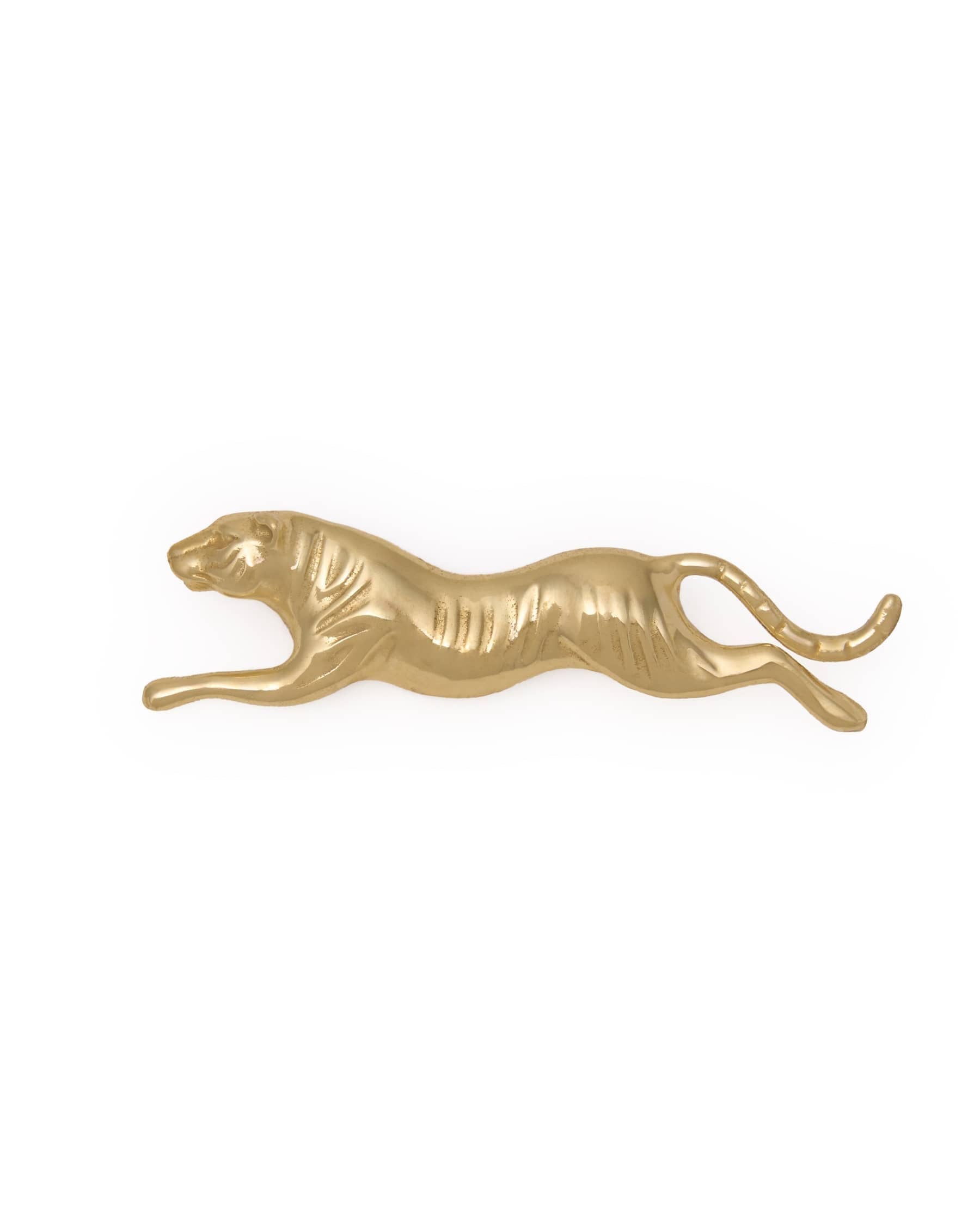Bianca Tiger Brass Brooch