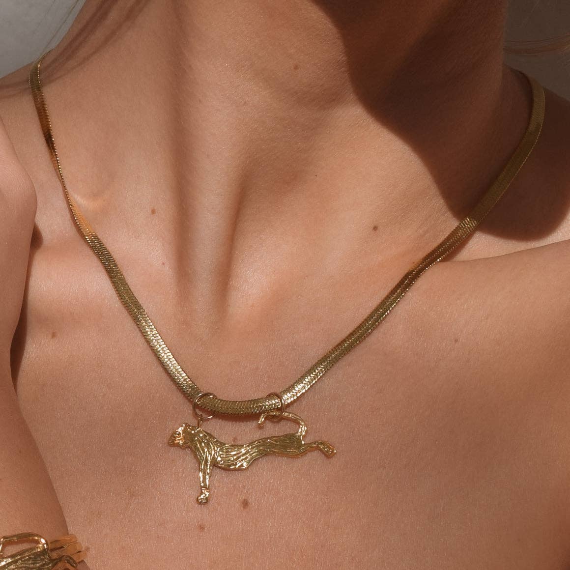 Sun Panther Necklace