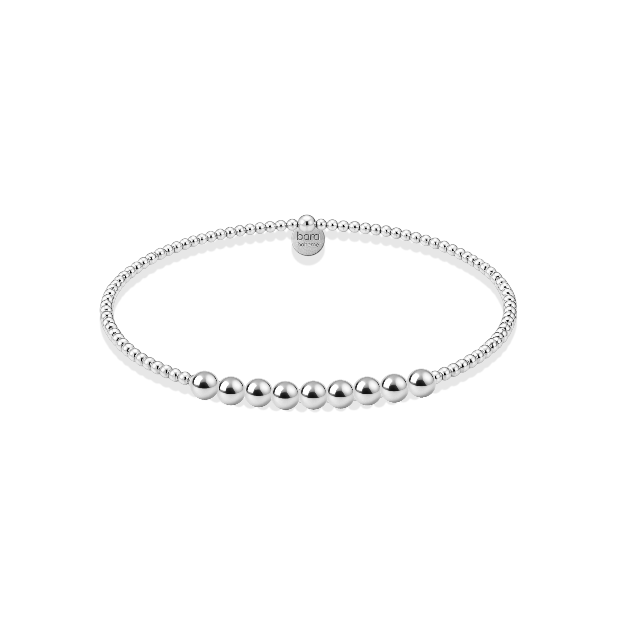 Silver Robyn Beaded Bracelet