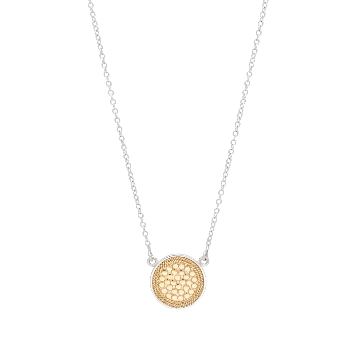 Gold Classic Disc Necklace