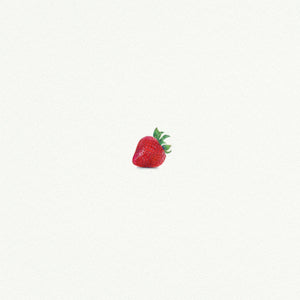 Strawberry Miniature Watercolor Print