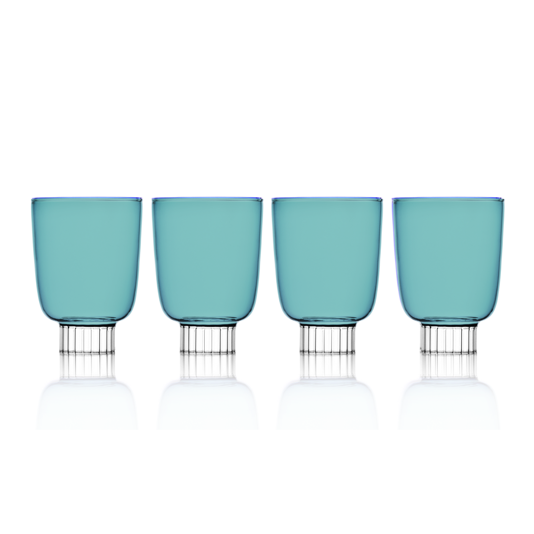 Romantic Petite Stemless Wine Glasses