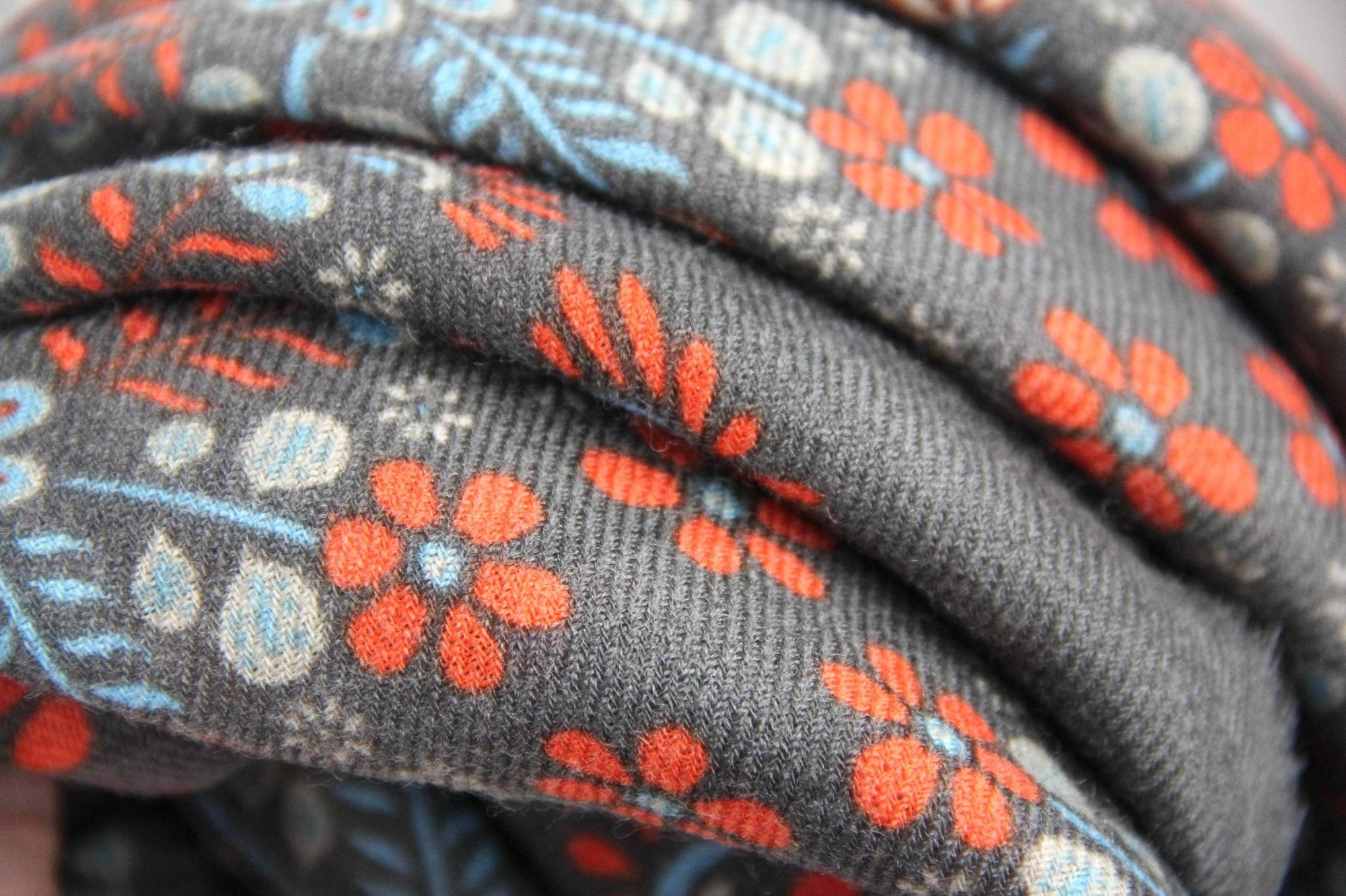 Agata Brown Wool Square Scarf - Box Turtle