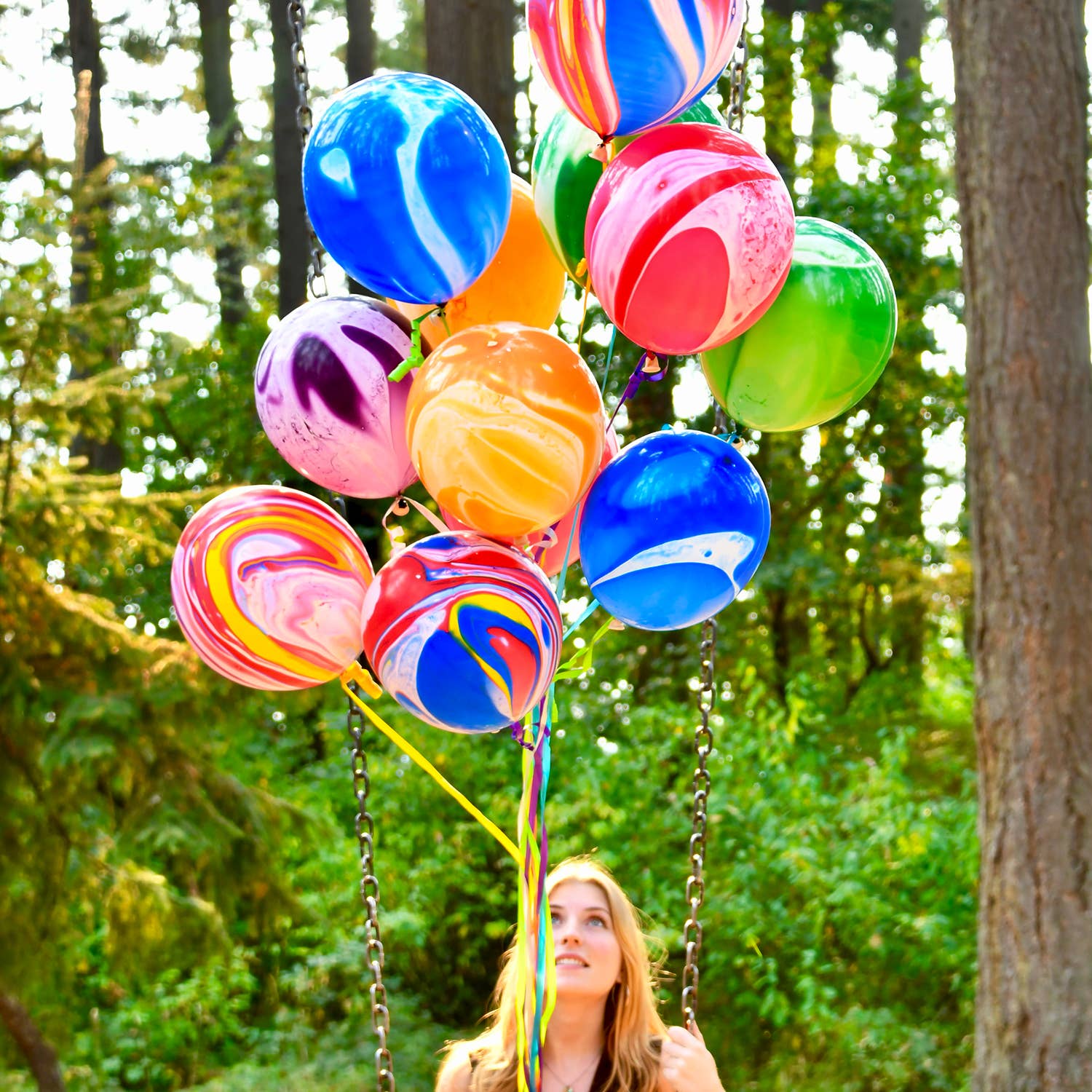 Agate Marble Latex Balloons - Box Turtle