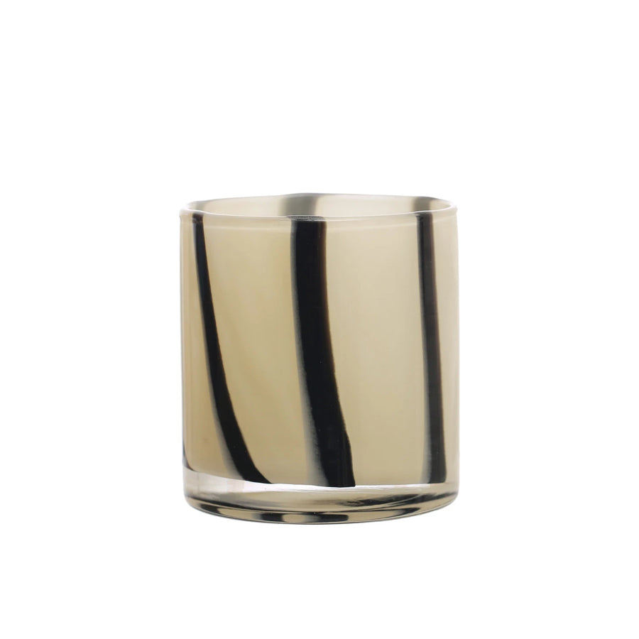 Black and White Candle Holder
