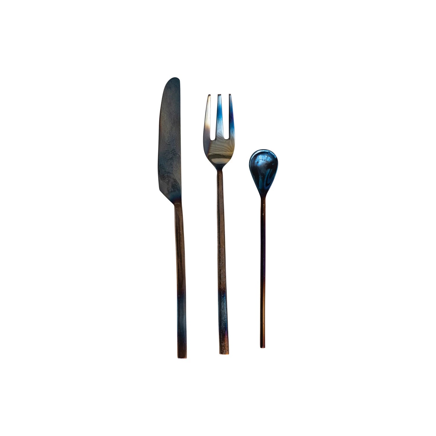 Burnt Finish Stainless Utensils