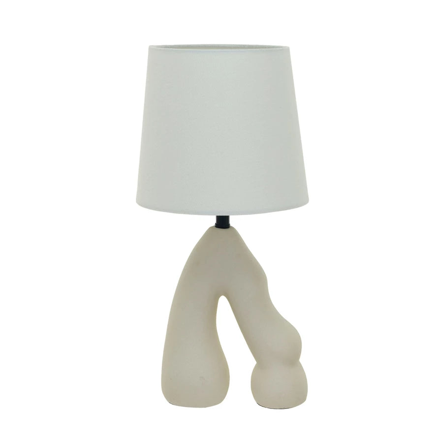 Abstract Ceramic Lamp