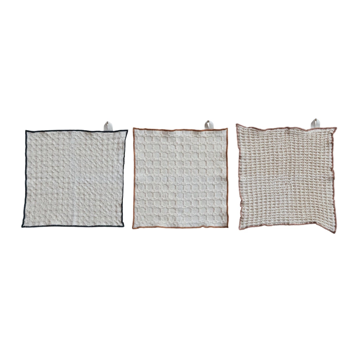 Waffle Weave Dish Cloths (S/3)