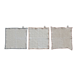 Waffle Weave Dish Cloths (S/3)