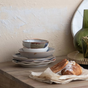 Neutral Tones Stoneware Bowl