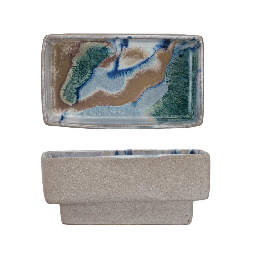 Ocean Glaze Rectangle Dish