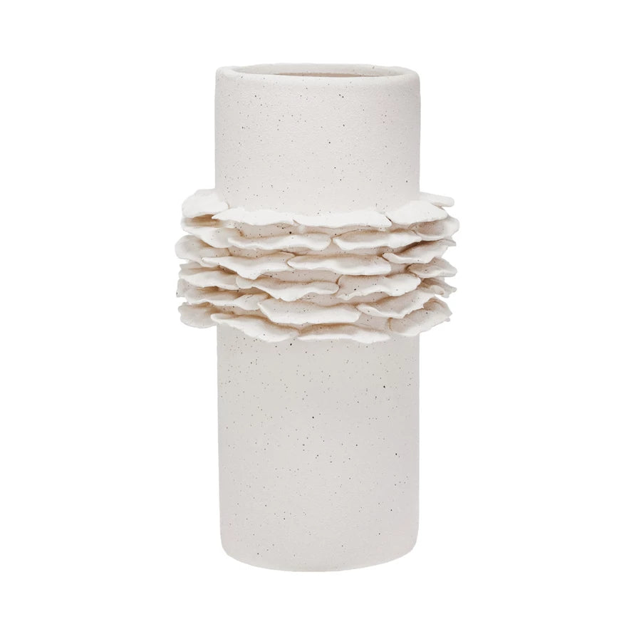 Tall Ruffle Skirt Vase