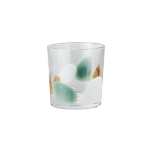 Green & Tan Drinking Glasses