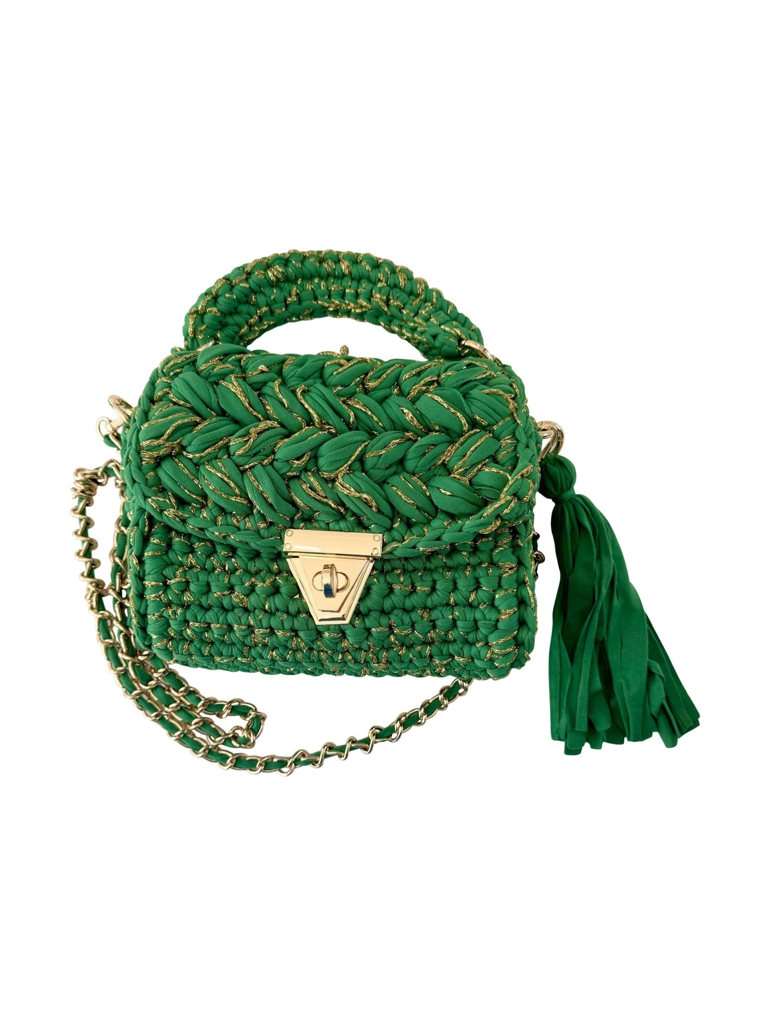 Alexis Woven Bag - Box Turtle